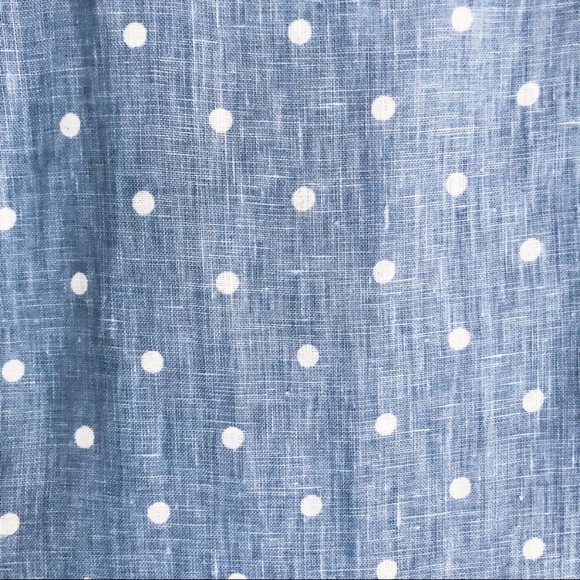 Reformation Light Blue Polka Dot Dress - Picture 5 of 7